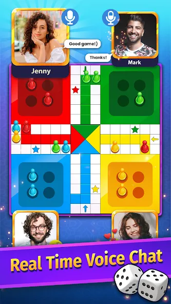 Ludo Game COPLE - Voice Chat  [МОД Много монет] Screenshot 1