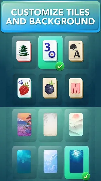 Solitaire Mahjong for Seniors  [МОД Много денег] Screenshot 3