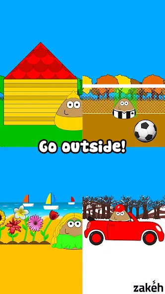 Pou (Пуо)  [МОД Unlocked] Screenshot 4