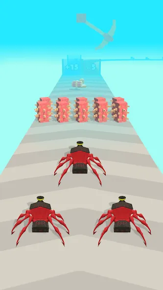 Merge Spider Train  [МОД Все открыто] Screenshot 1