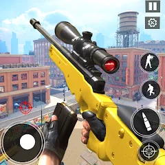 Скачать взлом Code of Sniper 3D Gun Shooting  [МОД Бесконечные монеты] - полная версия apk на Андроид