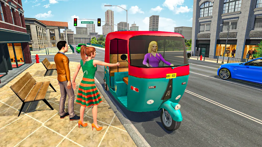 Tuk Tuk Auto Rickshaw Game 3d  [МОД Много монет] Screenshot 2