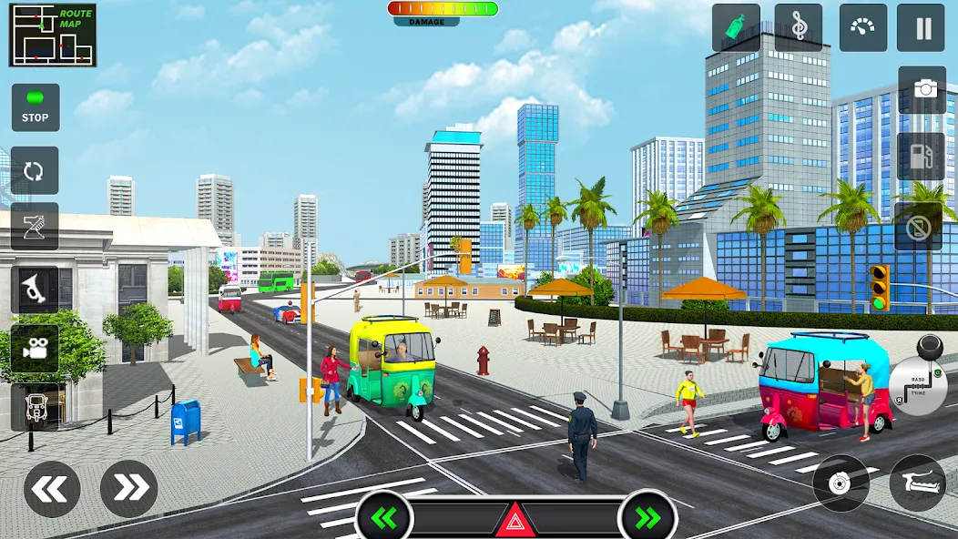 Tuk Tuk Auto Rickshaw Game 3d  [МОД Много монет] Screenshot 4