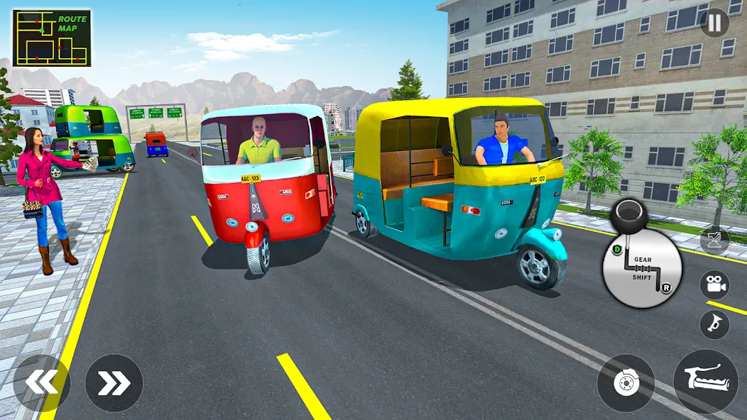 Tuk Tuk Auto Rickshaw Game 3d  [МОД Много монет] Screenshot 5