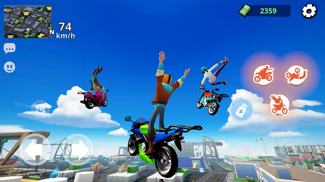 Moto City: Mad Bike Delivery (Мото Сити)  [МОД Unlimited Money] Screenshot 5