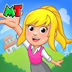 Взломанная My Town World - Mega Doll City (Май Таун)  [МОД Бесконечные монеты] - полная версия apk на Андроид