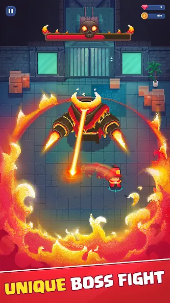 Firefighter: pixel shooter  [МОД Бесконечные монеты] Screenshot 4