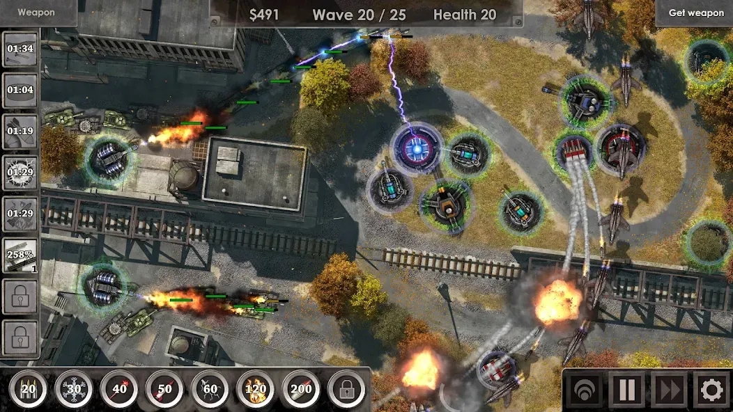 Defense Zone 3 Ultra HD (Дефенс Зона 3 Ультра ХД)  [МОД Unlocked] Screenshot 2