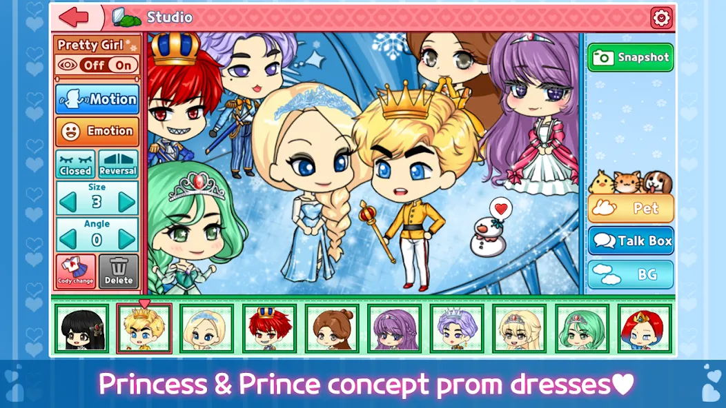 My Prettygirl Story : Dress Up (Мой Притигерл Стори)  [МОД Mega Pack] Screenshot 2