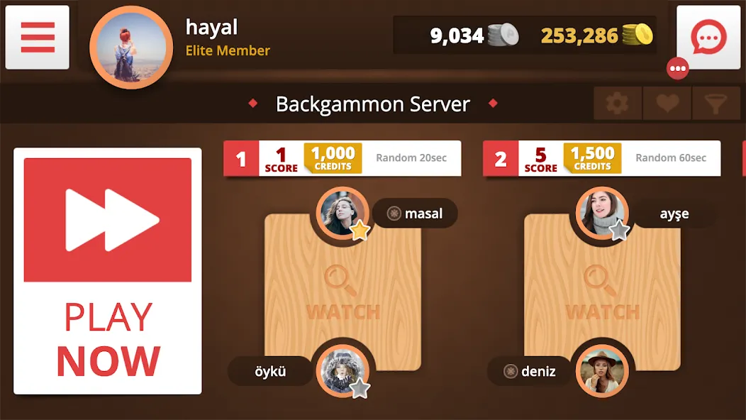 Backgammon Online (Тавла Онлайн)  [МОД Mega Pack] Screenshot 4