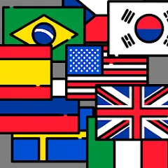 Скачать взломанную Flags of the World + Emblems:  [МОД Бесконечные деньги] - полная версия apk на Андроид