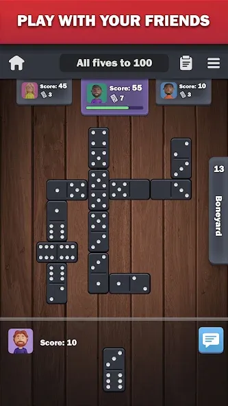 Dominoes online - play Domino!  [МОД Unlocked] Screenshot 2