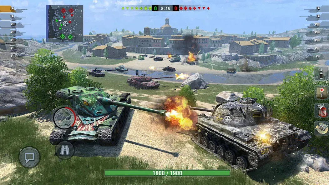 World of Tanks Blitz (Ворлд оф Танкс Блиц ПВП)  [МОД Бесконечные монеты] Screenshot 2