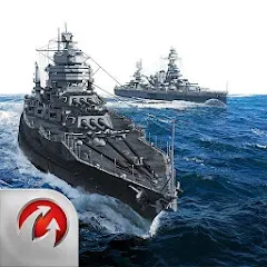 Скачать взломанную World of Warships Blitz War (Ворлд оф Варшипс Блиц Вар)  [МОД Unlocked] - стабильная версия apk на Андроид