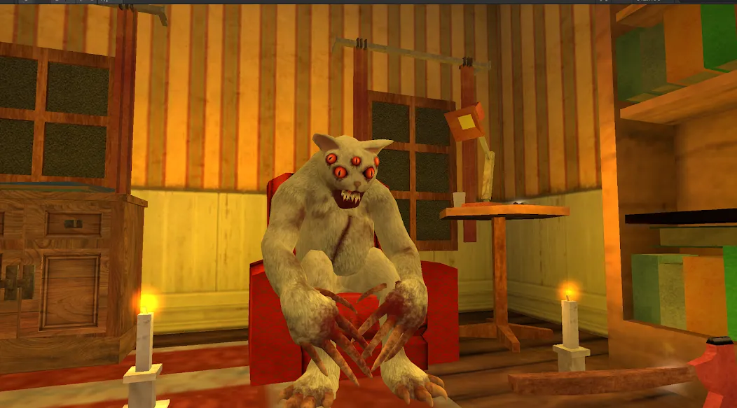 Cat Fred Evil Pet. Horror game  [МОД Unlocked] Screenshot 4