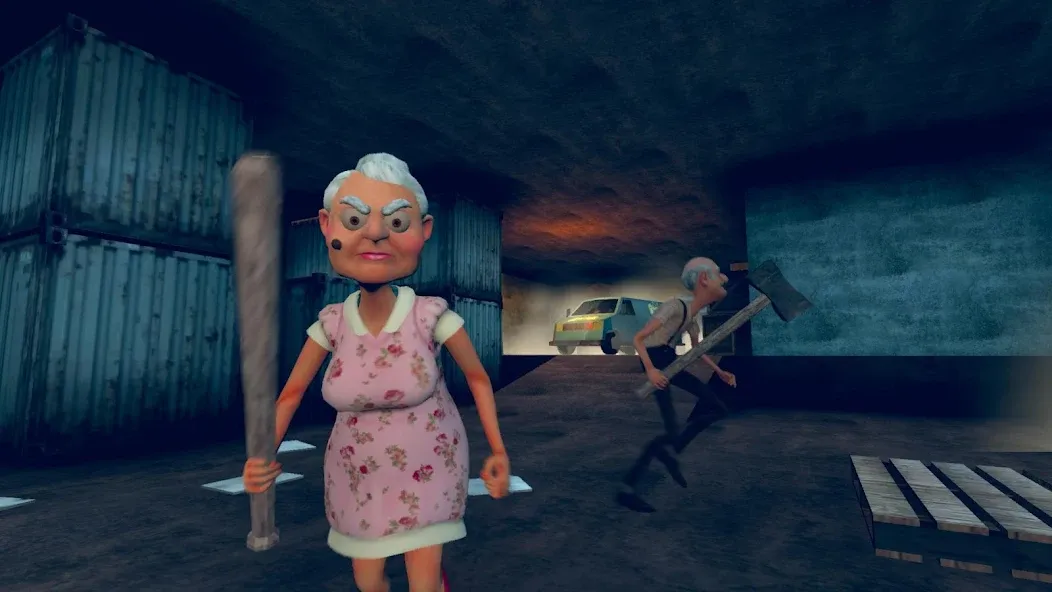 Grandpa & Granny 4 Online Game  [МОД Все открыто] Screenshot 1