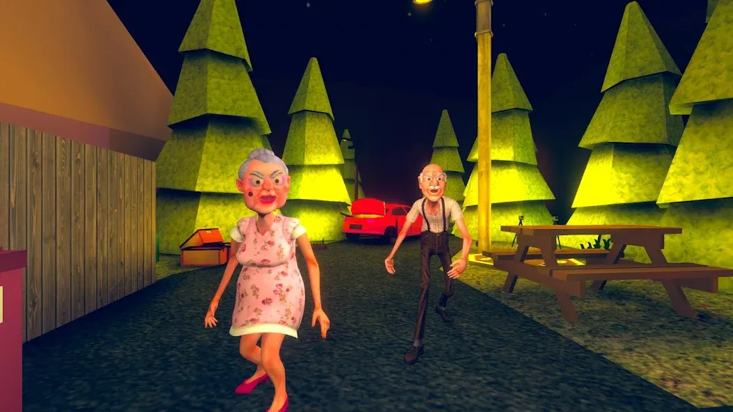 Grandpa And Granny Two Hunters (Дедушка и бабушка  два охотника)  [МОД Много денег] Screenshot 1