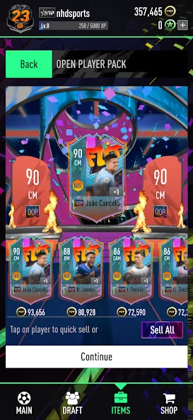 NHDFUT 23 Draft & Packs  [МОД Menu] Screenshot 2