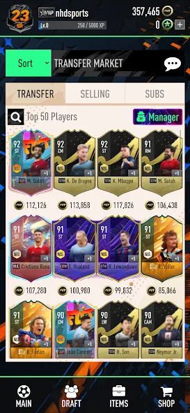 NHDFUT 23 Draft & Packs  [МОД Menu] Screenshot 5
