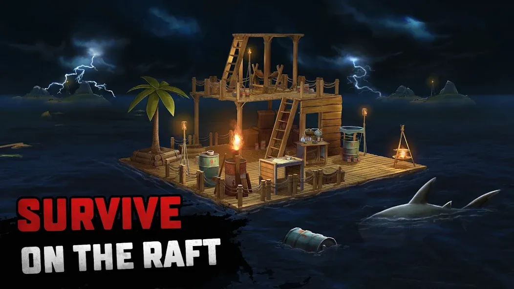 Raft® Survival - Ocean Nomad (Рафт)  [МОД Unlimited Money] Screenshot 1