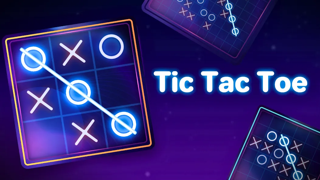 Tic Tac Toe 2 Player: XO Game (Тик Так Тоу 2 игрока)  [МОД Бесконечные деньги] Screenshot 1