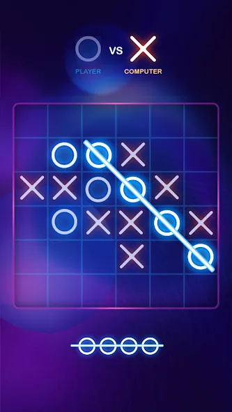 Tic Tac Toe 2 Player: XO Game (Тик Так Тоу 2 игрока)  [МОД Бесконечные деньги] Screenshot 5