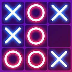 Скачать взлом Tic Tac Toe 2 Player: XO Game (Тик Так Тоу 2 игрока)  [МОД Бесконечные деньги] - стабильная версия apk на Андроид