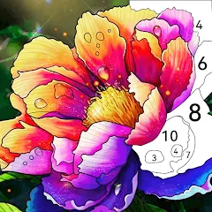 Взлом Tap Color by Number - Coloring  [МОД Unlocked] - стабильная версия apk на Андроид