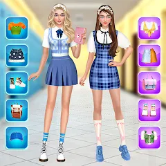 Взлом College Dress Up for Girls (Капель Макеовер)  [МОД Бесконечные монеты] - стабильная версия apk на Андроид