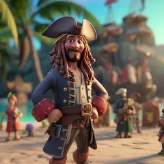 Взлом Pirate Polygon Caribbean Sea (Пиратская Полигон Карибское море)  [МОД Menu] - стабильная версия apk на Андроид