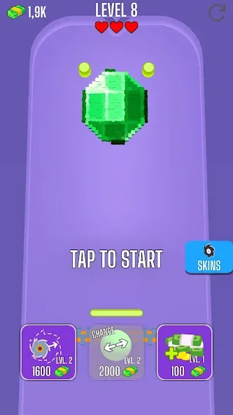 Saw Brick Crusher – Pong 3D (Со Брик Крашер)  [МОД Unlimited Money] Screenshot 2