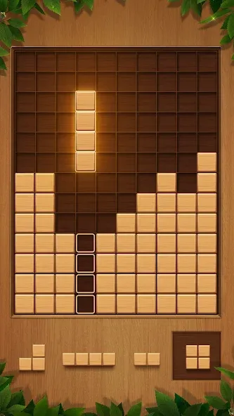 QBlock: Wood Block Puzzle Game (Вуд Блок Пазл)  [МОД Бесконечные монеты] Screenshot 2