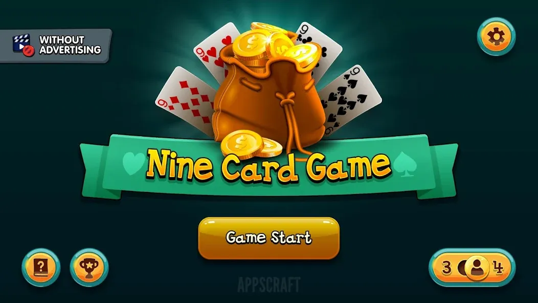 Nine Card Game online offline  [МОД Бесконечные деньги] Screenshot 2