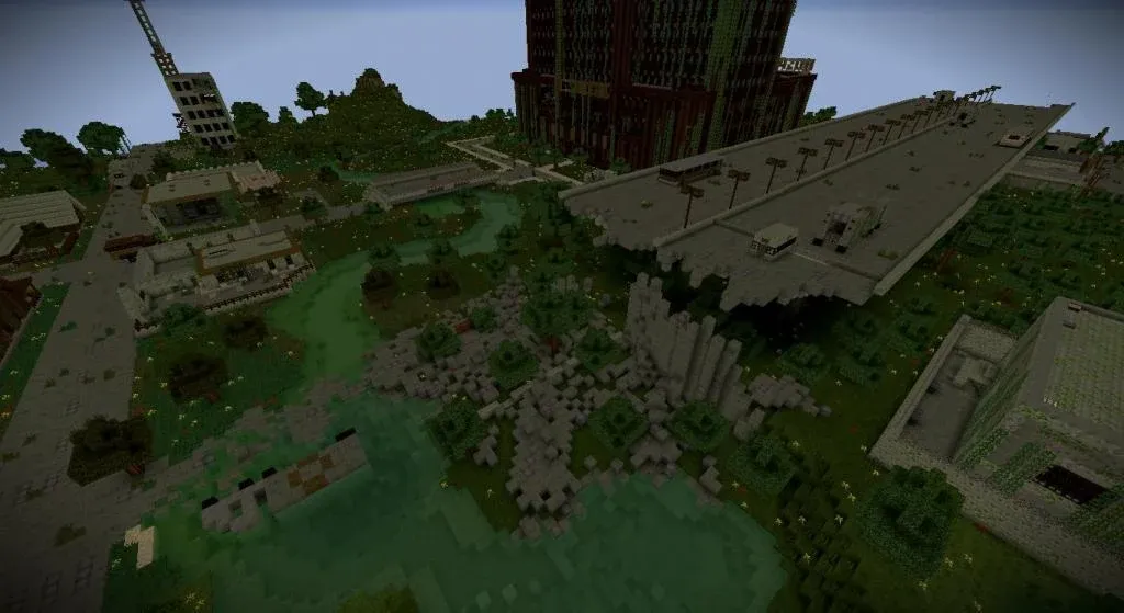 Zombie Apocalypse map for MCPE  [МОД Mega Pack] Screenshot 3