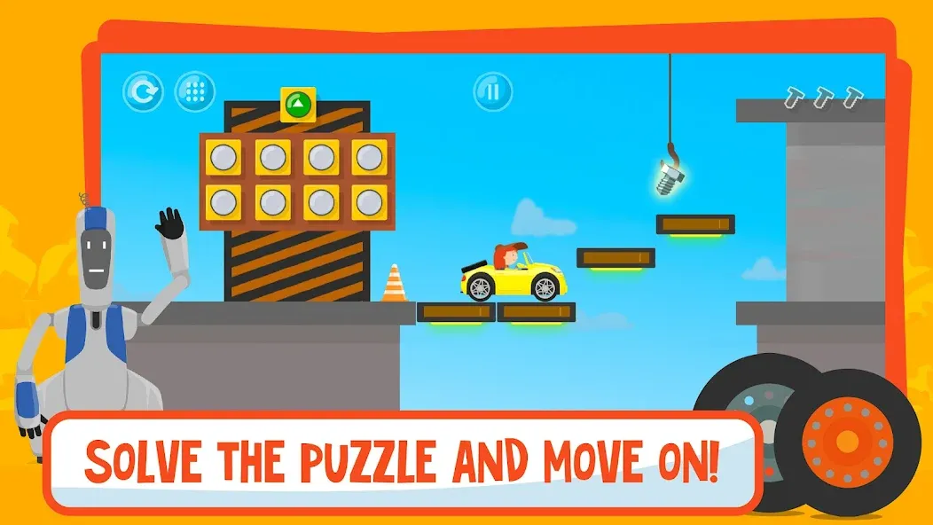 McWheelie logic games for kids  [МОД Много монет] Screenshot 1