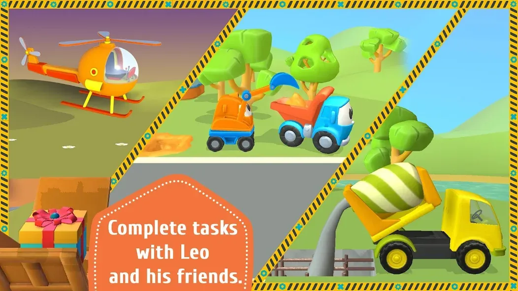 Leo and Сars: games for kids  [МОД Бесконечные деньги] Screenshot 3