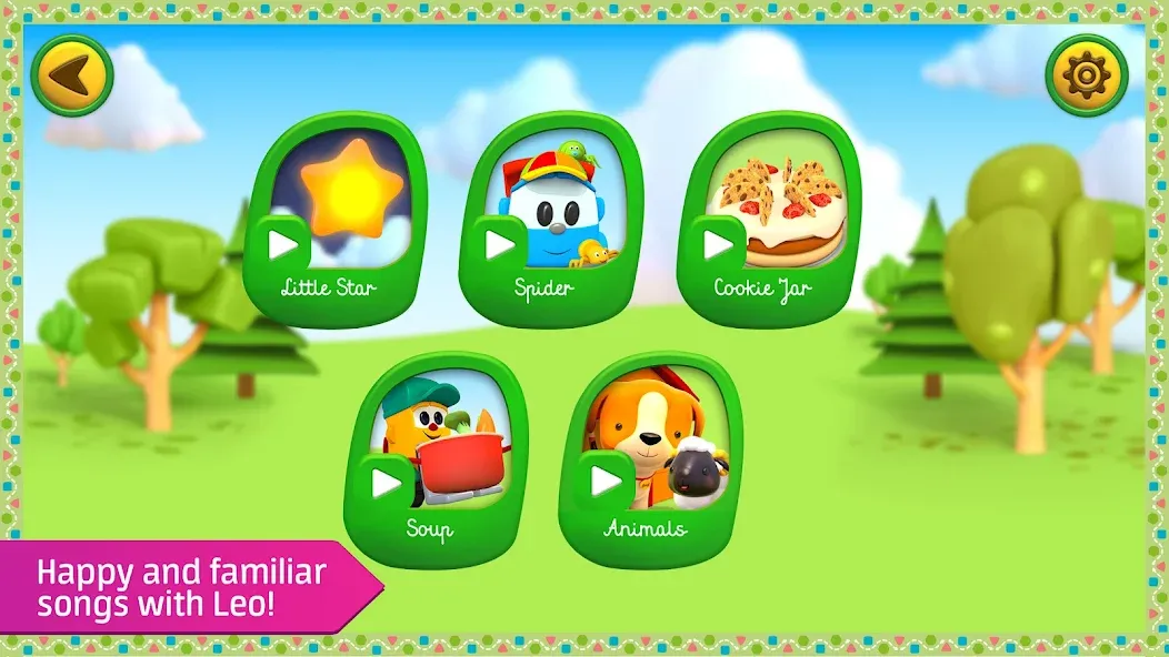 Leo kids songs and music games  [МОД Меню] Screenshot 4