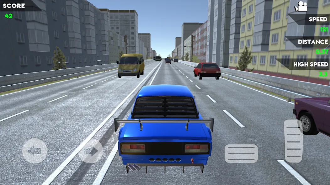 Turbo VAZ: Traffic Racer  [МОД Меню] Screenshot 3