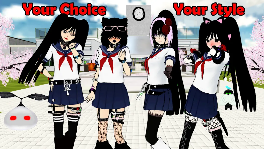 SchoolGirl AI 3D Anime Sandbox (Школьница  3D аниме песочница)  [МОД Меню] Screenshot 5