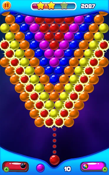 Bubble Shooter 2 (Бабл Шутер 2)  [МОД Бесконечные деньги] Screenshot 3