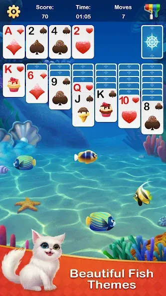 Solitaire Jigsaw Puzzle (Солитер Пазл)  [МОД Много денег] Screenshot 2