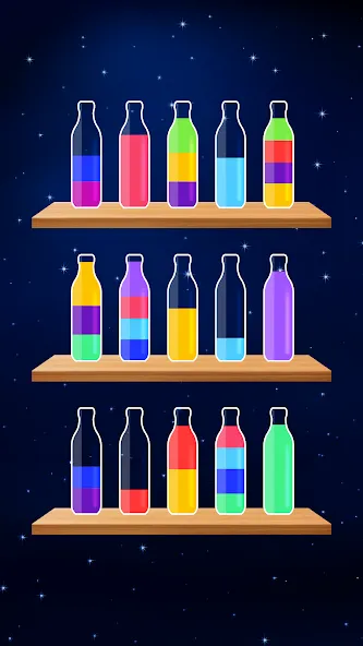 Water Sort Puzzle - Color Game (Уотер Сорт Пазл)  [МОД Menu] Screenshot 5