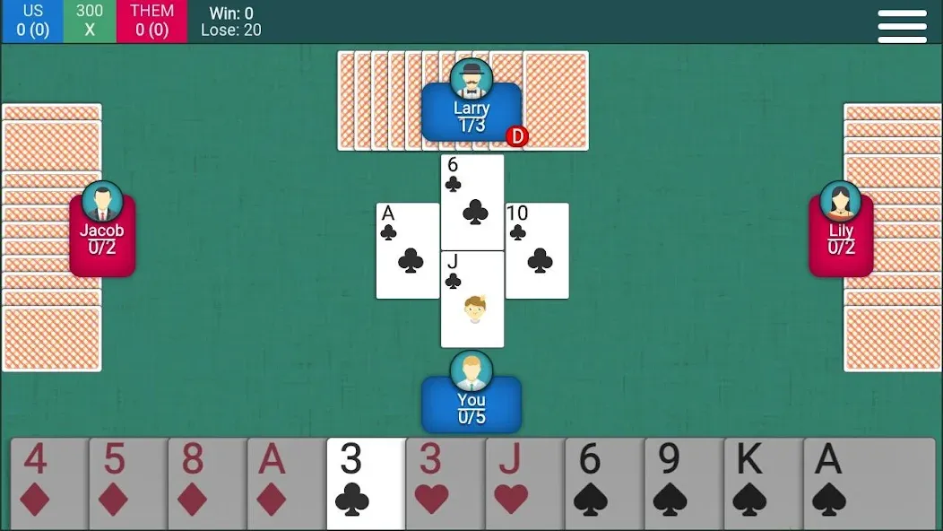 Spades Card Game (Спейдс Карточная Игра)  [МОД Много денег] Screenshot 2