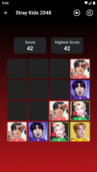 Stray Kids 2048 Game (Стрей Кидз 2048 игра)  [МОД Все открыто] Screenshot 3