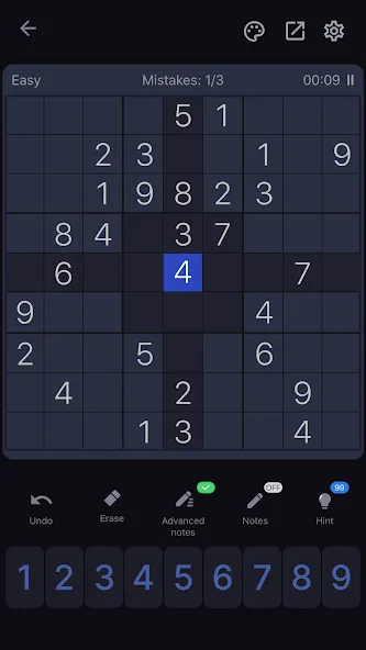 Sudoku - Classic Sudoku Puzzle  [МОД Unlocked] Screenshot 2