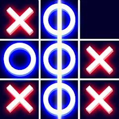 Взломанная Tic Tac Toe 2 Player: XOXO  [МОД Меню] - стабильная версия apk на Андроид