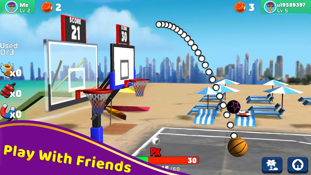 Shoot Challenge Basketball (Шут Челлендж Баскетбол)  [МОД Unlimited Money] Screenshot 5