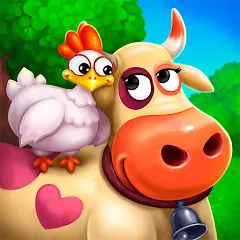 Скачать взломанную Farmington – Farm game (Фармингтон)  [МОД Много денег] - полная версия apk на Андроид