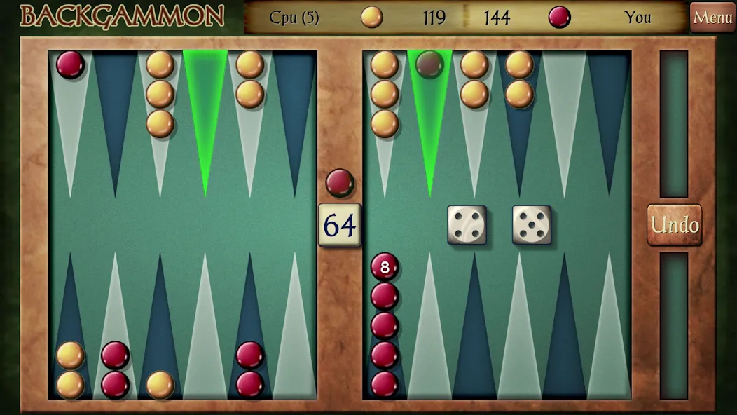 Backgammon (Бэкгаммон)  [МОД Меню] Screenshot 1