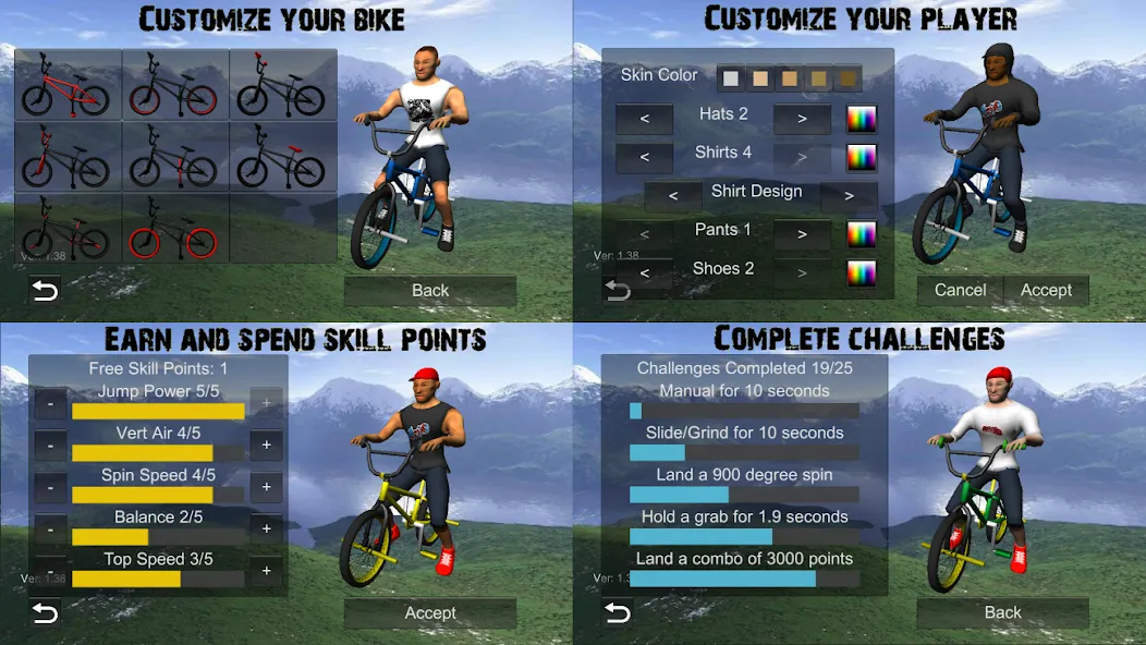 BMX Freestyle Extreme 3D (Фристайл Экстрим 3D)  [МОД Много денег] Screenshot 5